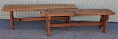 Farm House Amish Made Benches, Pair