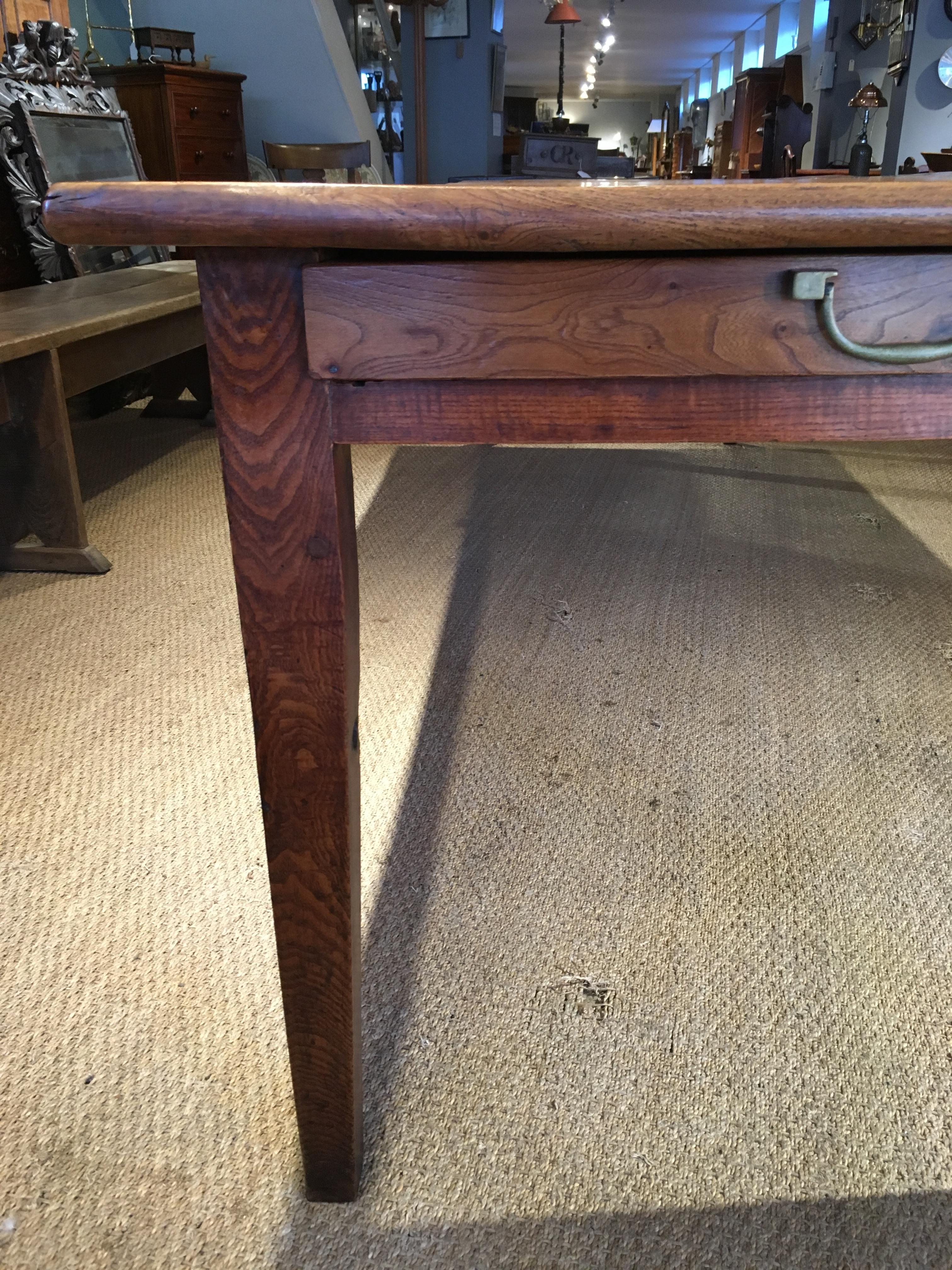 Farm House Table , Ash 2.9 Meters   (Mittleres 19. Jahrhundert)