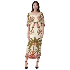 FARM Rio Floral Back Tie Midi Dress Size XL