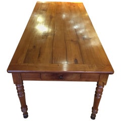 Antique Farm Table Cherrywood 6-8 Seat