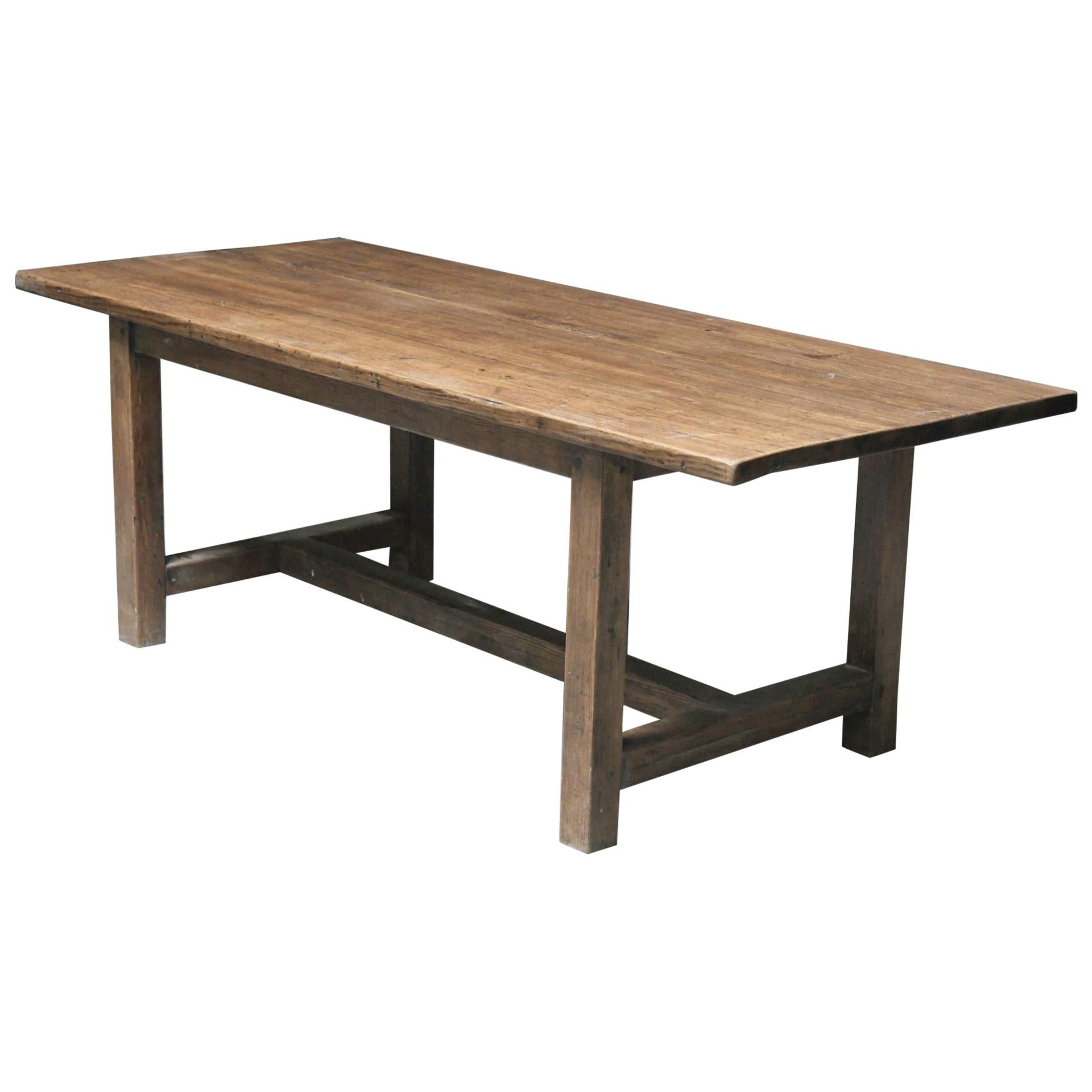 Farm Table in Reclaimed Pine, Made by Petersen Antiques 