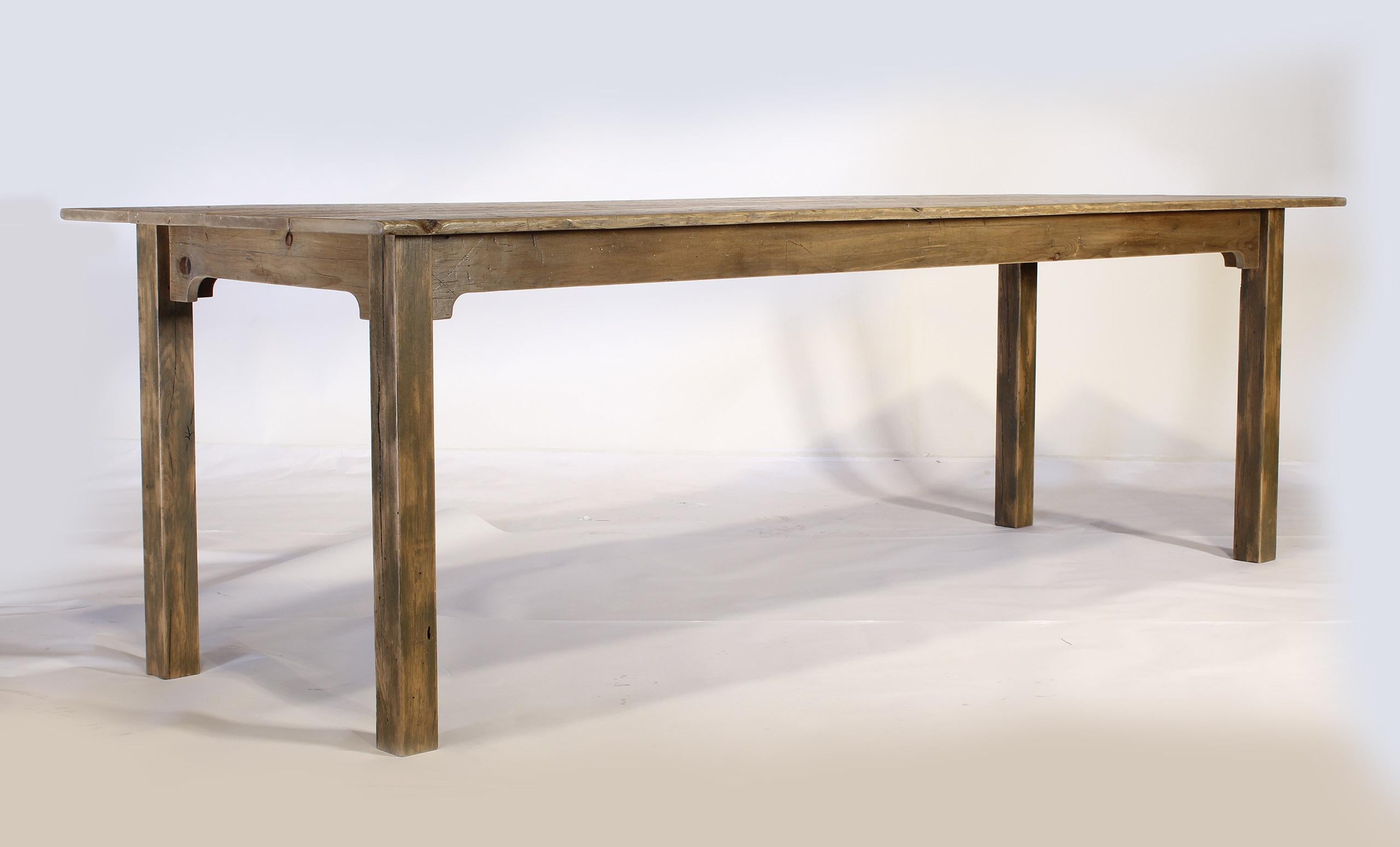 Farm Table, Reclaimed Wood Tobacco Sorting Dining Harvest Conference (Rustikal)