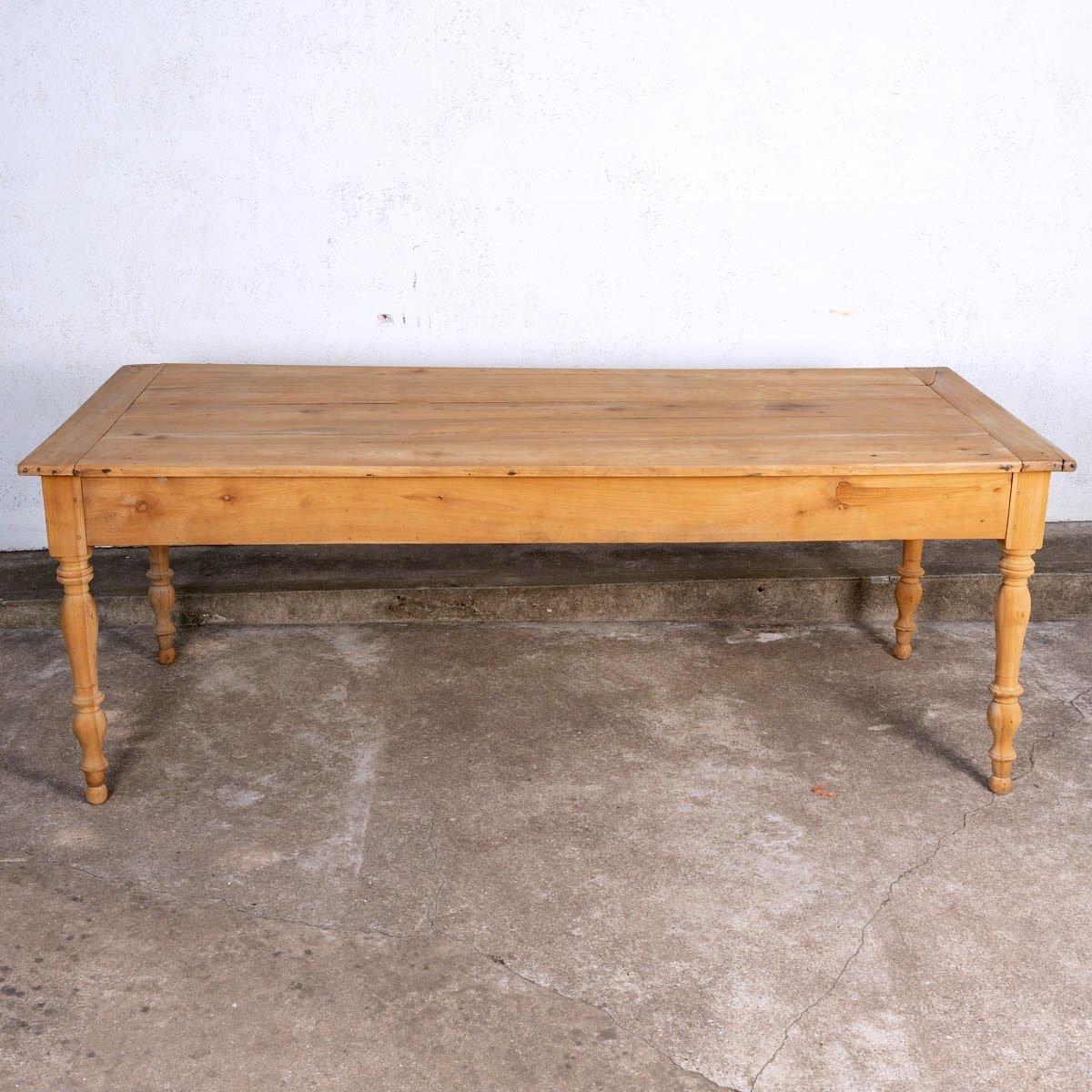 Farm Table - Solid Cherry Wood - Made In Normandy - Period : XVIIIth Century 2