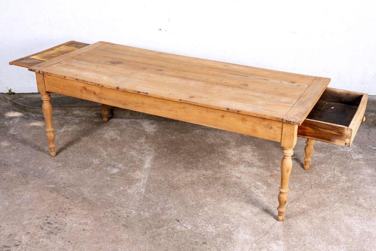 Other Farm Table - Solid Cherry Wood - Made In Normandy - Period : XVIIIth Century