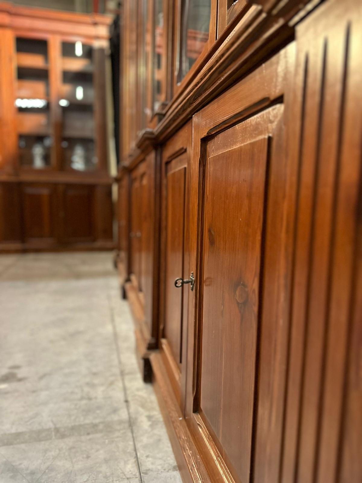 Legno Farmacia Completa Di Bancone in vendita