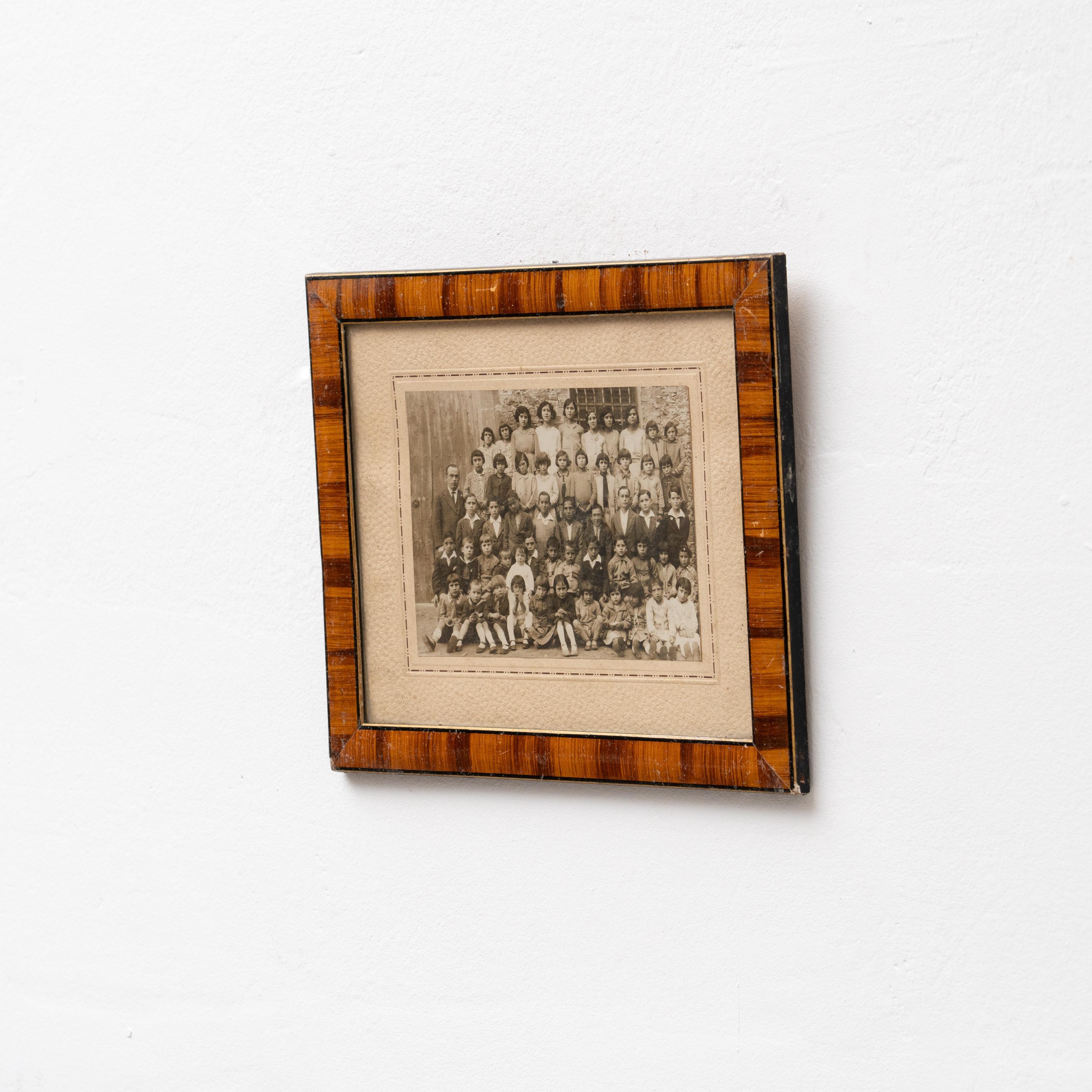 Fotografia della vecchia scuola agricola, circa 1960 In condizioni buone in vendita a Barcelona, ES