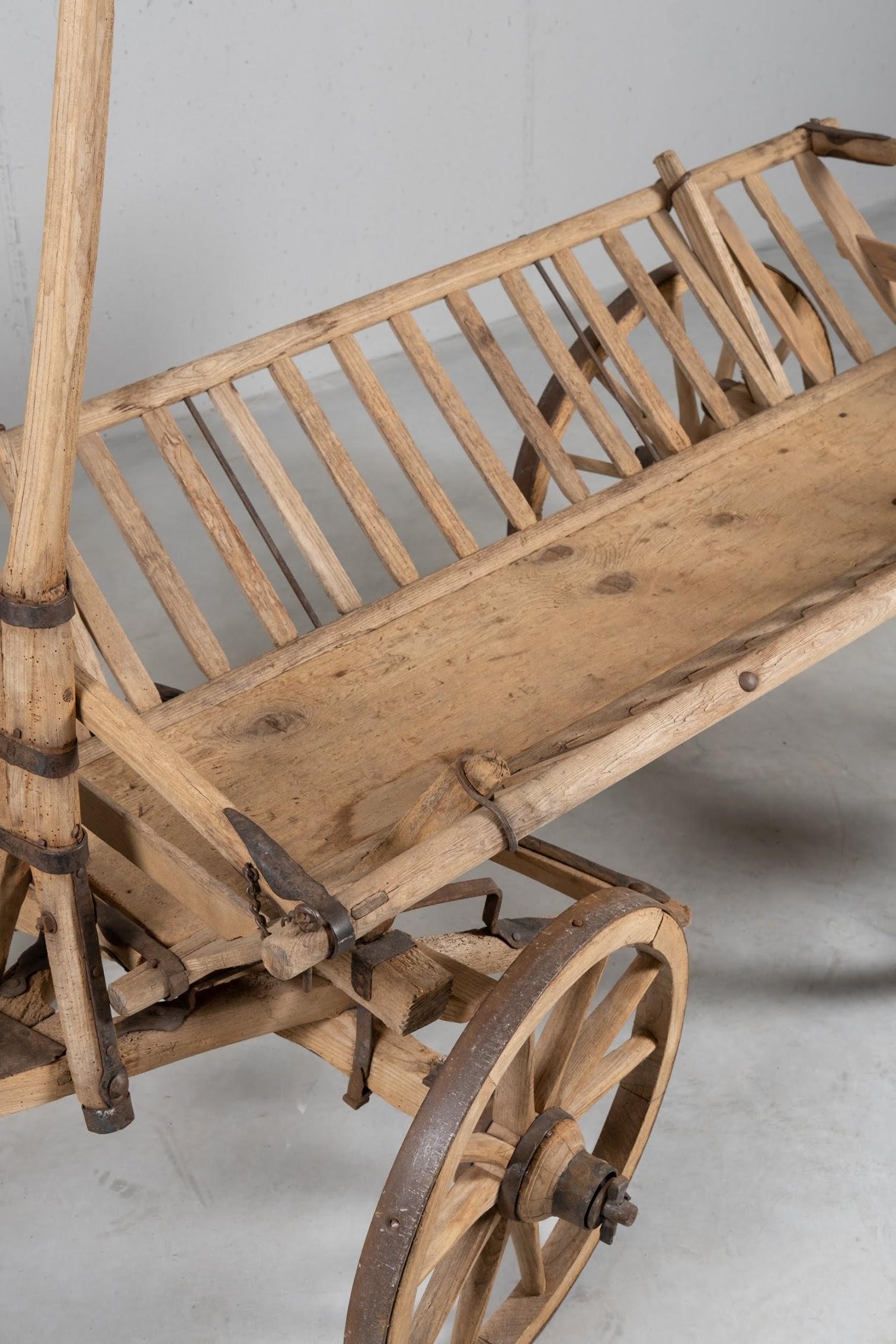 19th Century Farmer Cart, Switzerland, circa 1800 For Sale