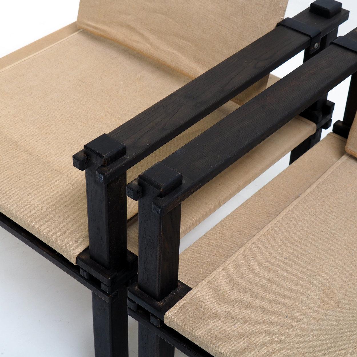 Fauteuils de ferme conçus par Gerd Lange pour Bofinger Bon état - En vente à Beerse, VAN