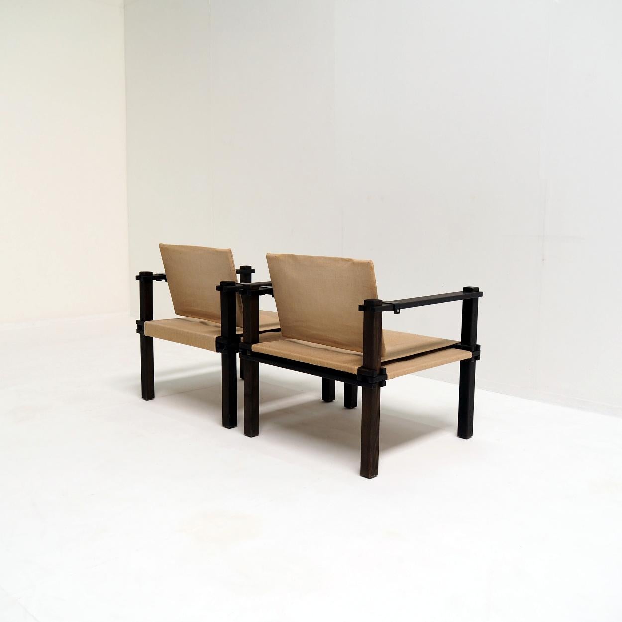 Toile Fauteuils de ferme conçus par Gerd Lange pour Bofinger en vente