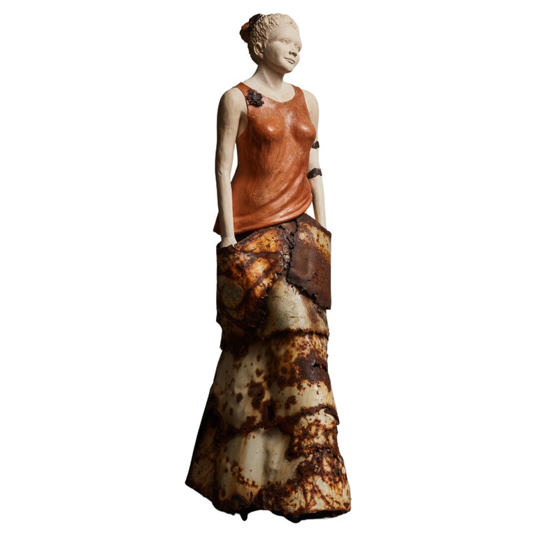 Farmer (Man) - Handmade Recycled Metal Sculpture by Debabrata Ruidas