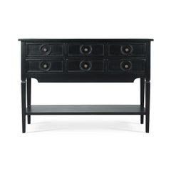Farmhouse Black Rustic Sideboard