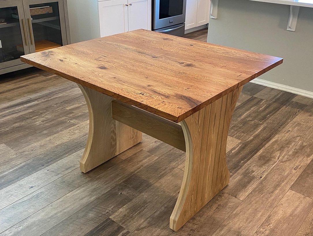 Welcome to Walker Design, where craftsmanship meets coastal charm. Our Farmhouse Style Coastal Live Oak Table embodies the essence of American Craftsman design, seamlessly blending functionality with natural beauty.

Crafted to serve as the
