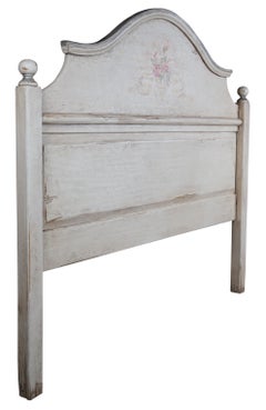 Farmhouse Collection Full Size Serpentine Provincial Bed Headboard Chic