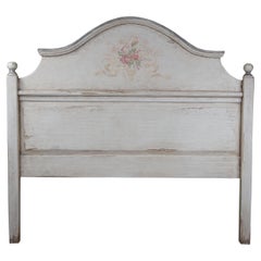 Farmhouse Collection Full Size Serpentine Provincial Bed Headboard Chic
