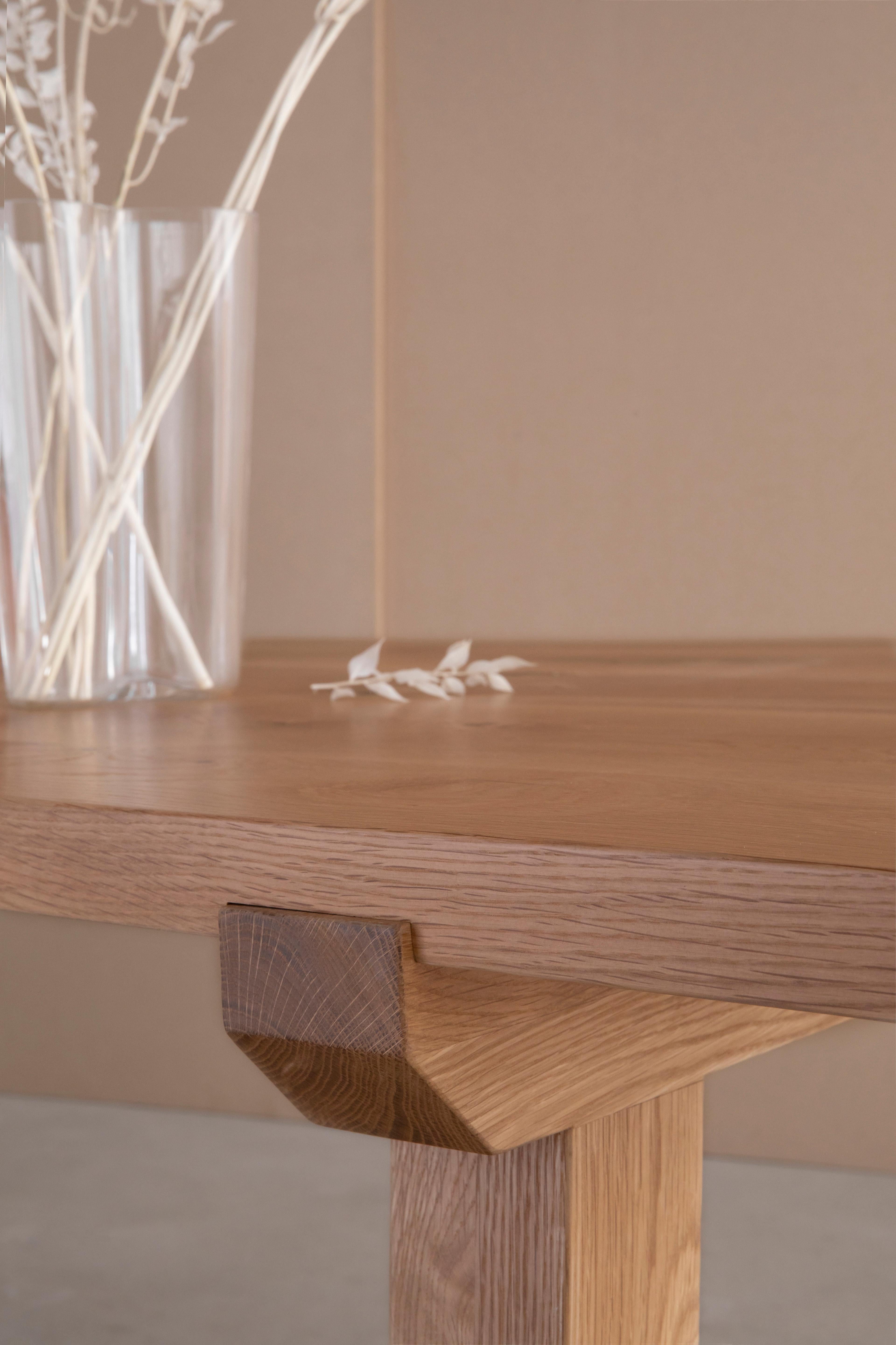 Woodwork 10' Customizable Farmhouse Contemporary Solid Oak 