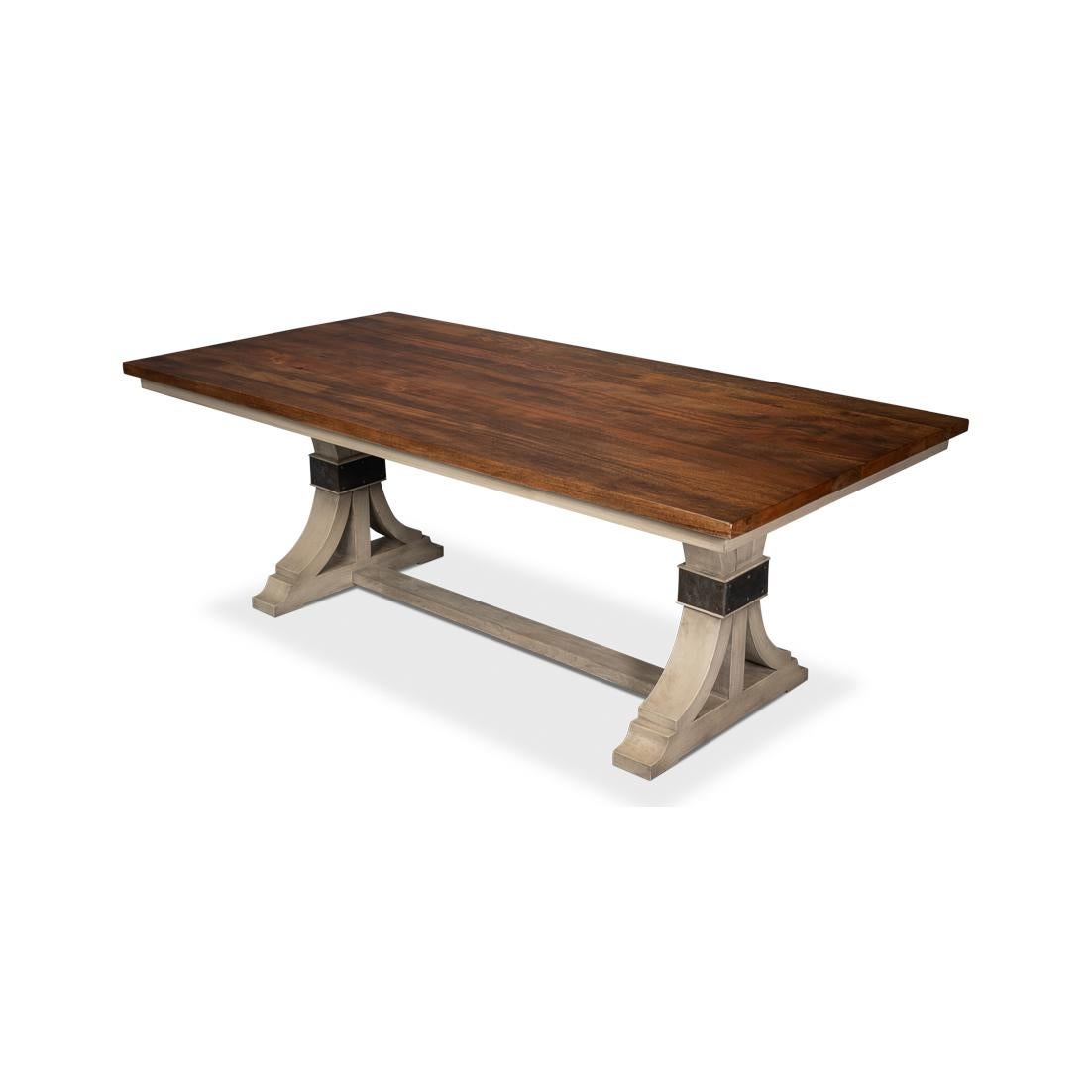 Asiatique Table de salle à manger fermière en vente