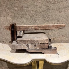 Farmhouse Rustic Primitive Tortilla Press Mesquite Wood