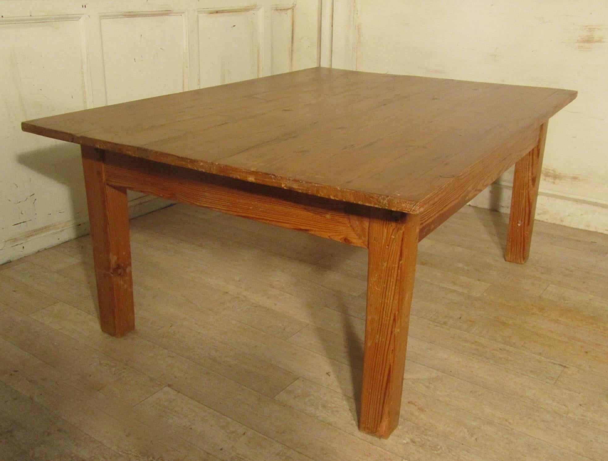 antique pine coffee table