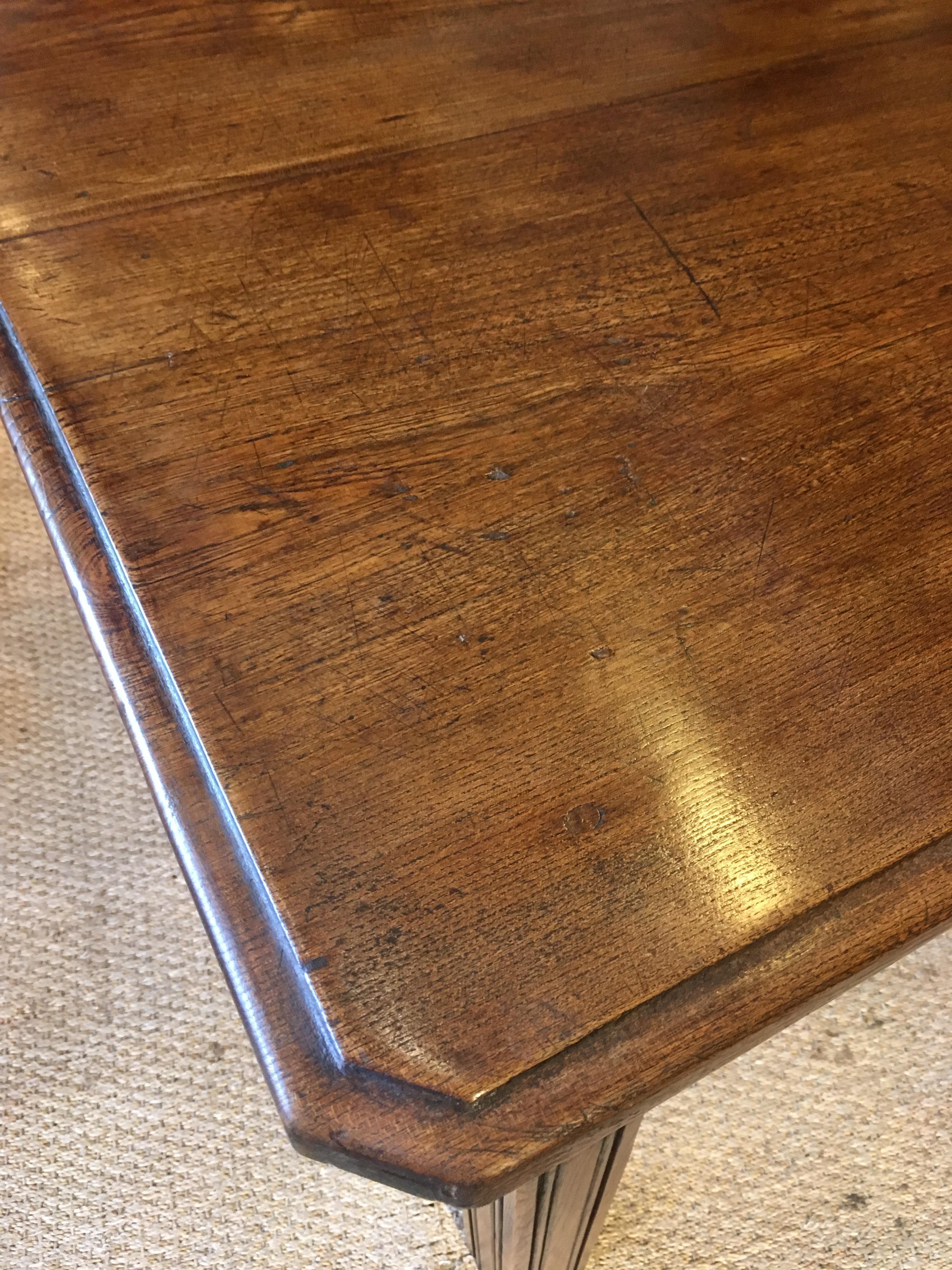 Art Deco Farmhouse Table 11 ft long