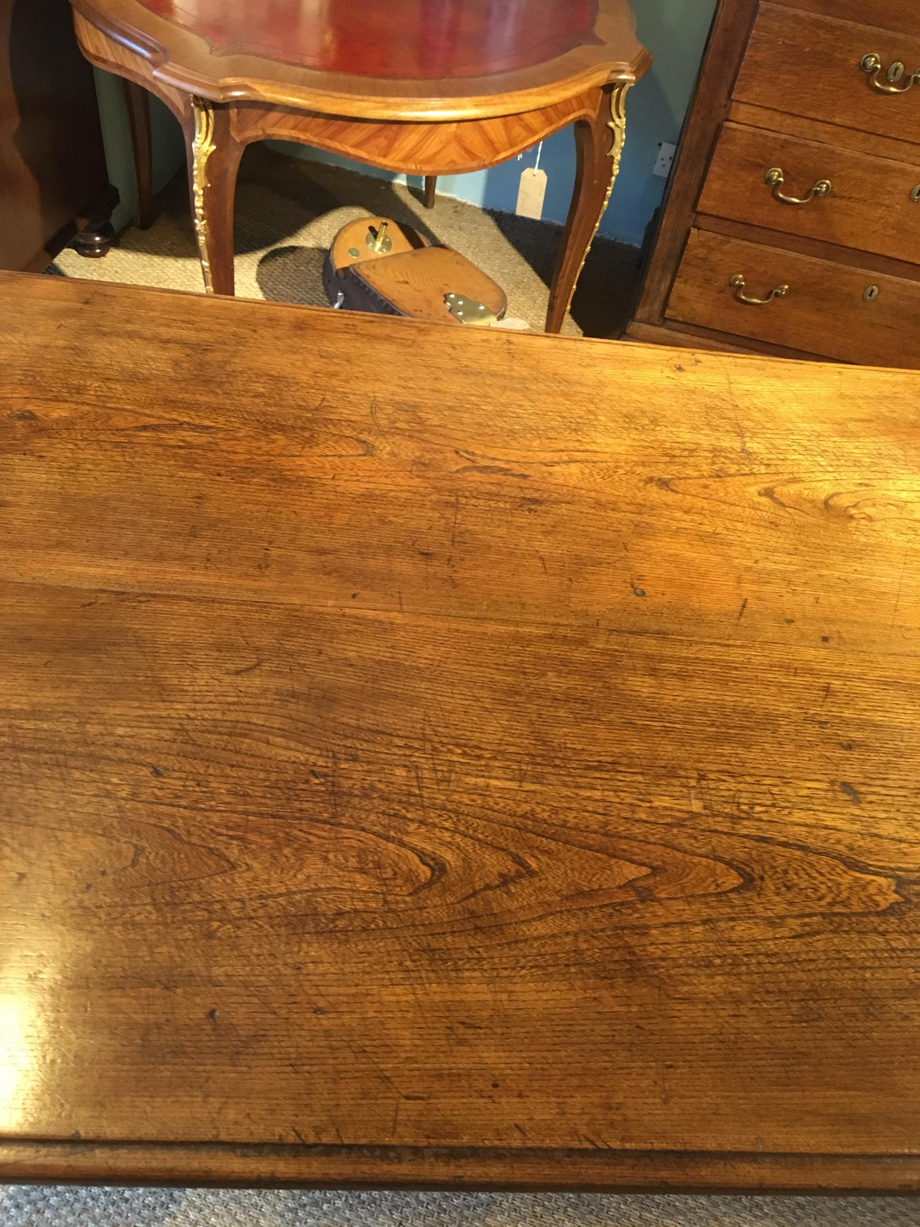 Elm Farmhouse Table 11 ft long