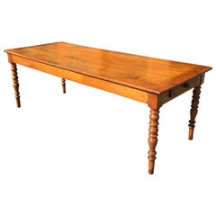 Farmhouse Table, Cherrywood, circa 1860