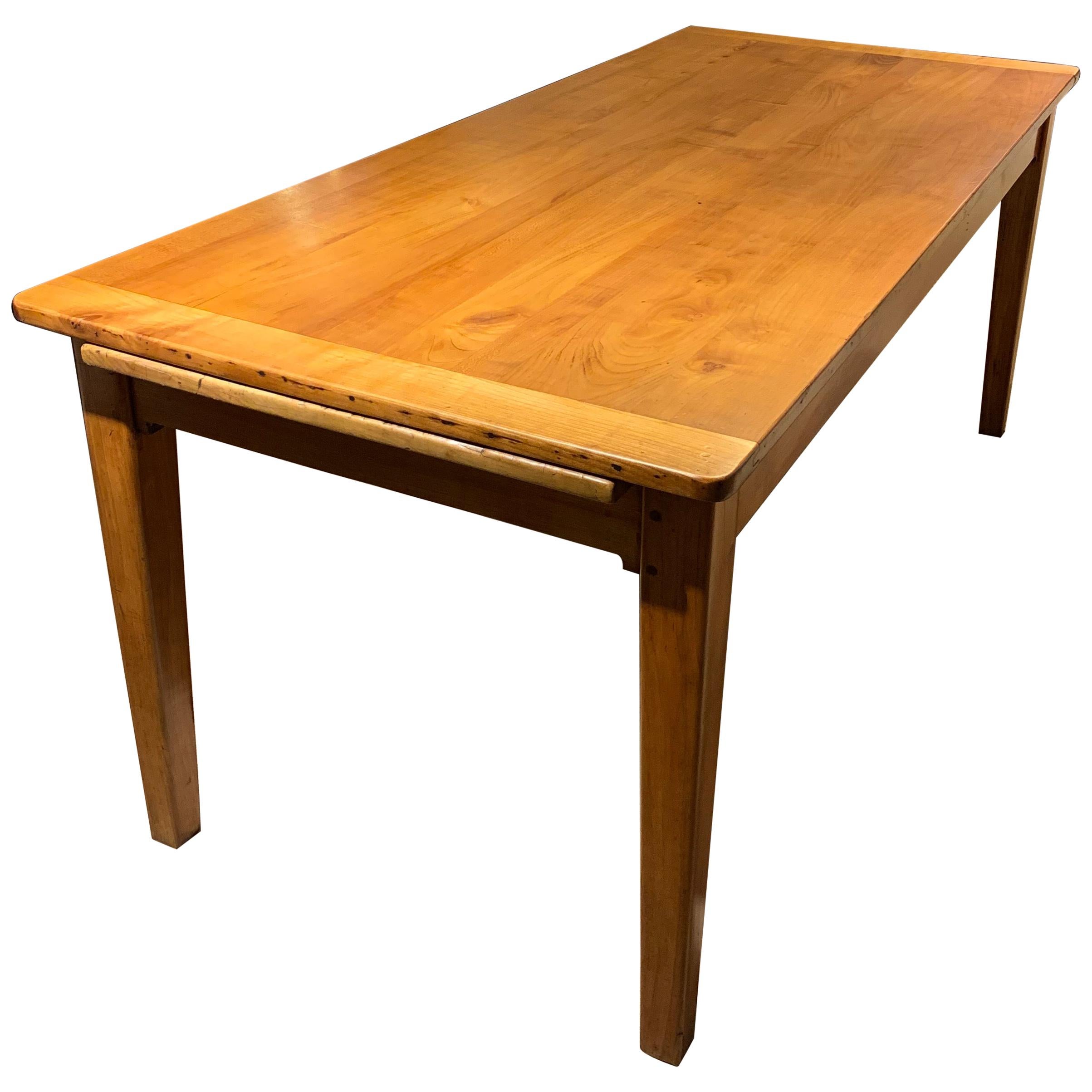 Farmhouse Table, Cherrywood For Sale at 1stDibs
