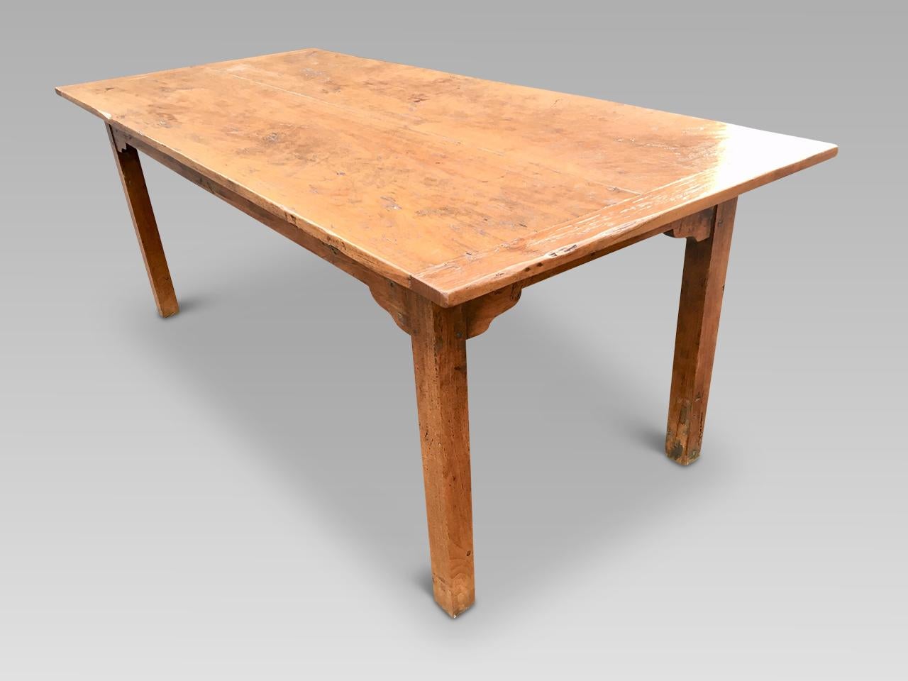 Farmhouse Table, Chestnut, circa 1880 (Kastanienholz)