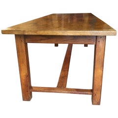 Farmhouse Table in Oak, French, circa 1900. 98 inches long.