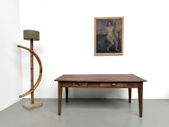 Farmhouse Table in Solid Oak, 1930s