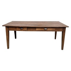 Farmhouse Table in Solid Oak, 1930s