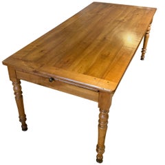 Farmhouse Table with Turned Legs 2 Meters