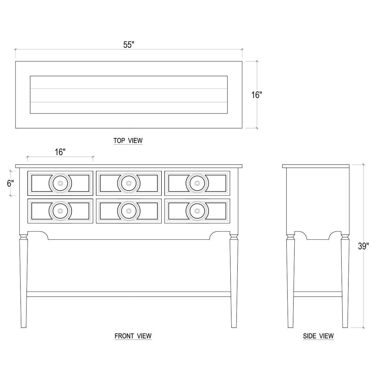 XXI secolo e contemporaneo Credenza rustica Whiting in vendita