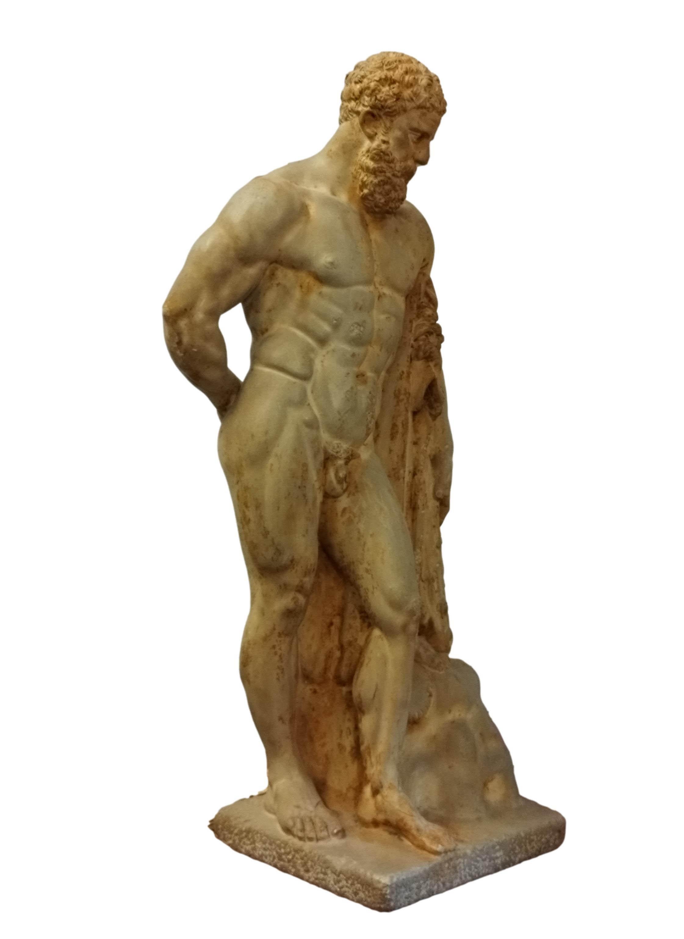Farnese Hercules Resin Sculpture, Italy, 1960s In Good Condition In Naples, IT