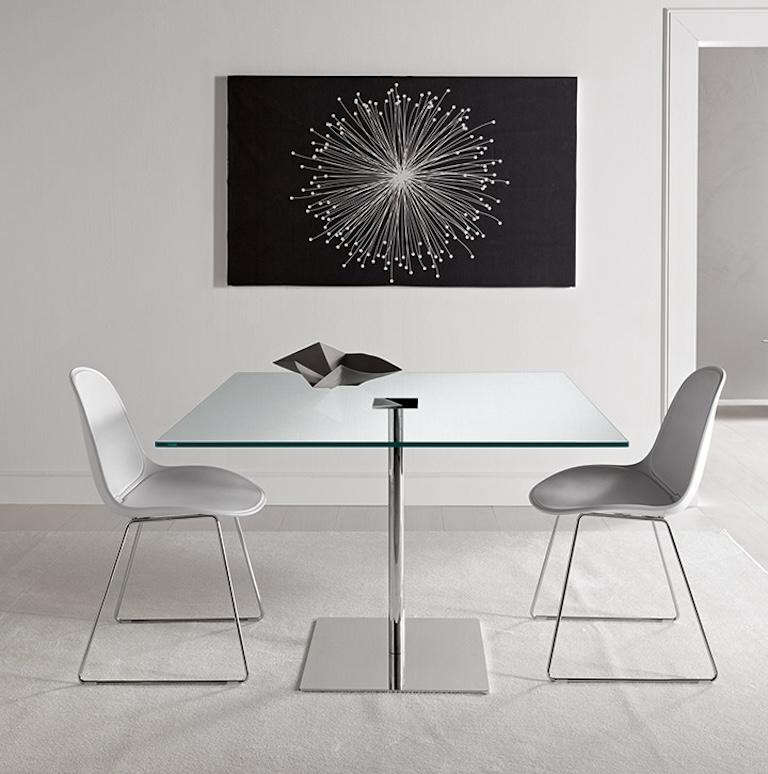 Mesa de comedor de cristal Farniente Alto, diseñada por Giovanni Tommaso Garattoni Siglo XXI y contemporáneo en venta