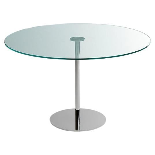 Farniente Alto Glass Dining Table, Designed by Giovanni Tommaso Garattoni For Sale