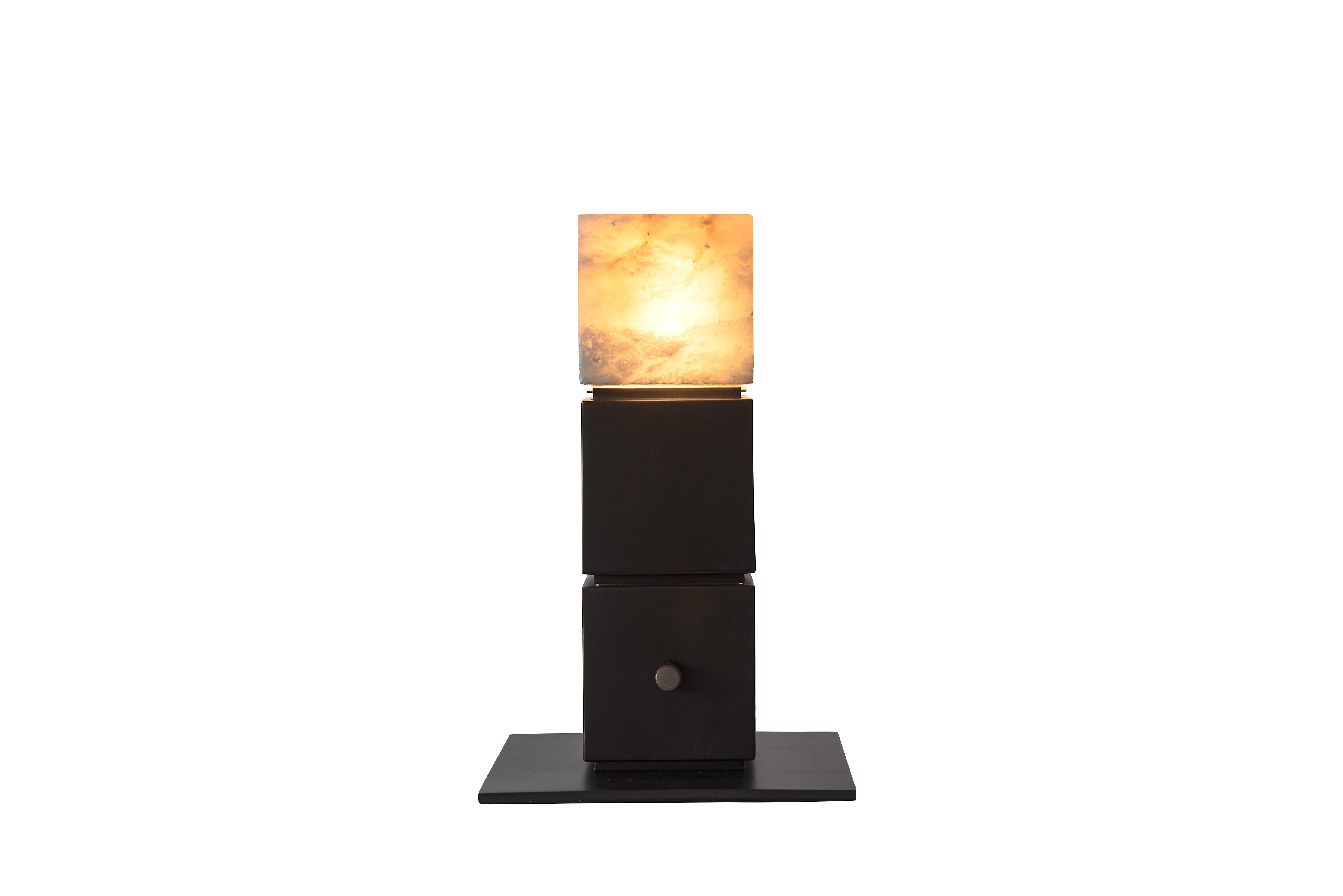 A totem of carved natural alabaster atop solid cast oil rubbed bronze torchiere.


Models in the collection are individually hand-crafted by the skilled artisans in our studio. Custom versions tailored to a specific setting are available by