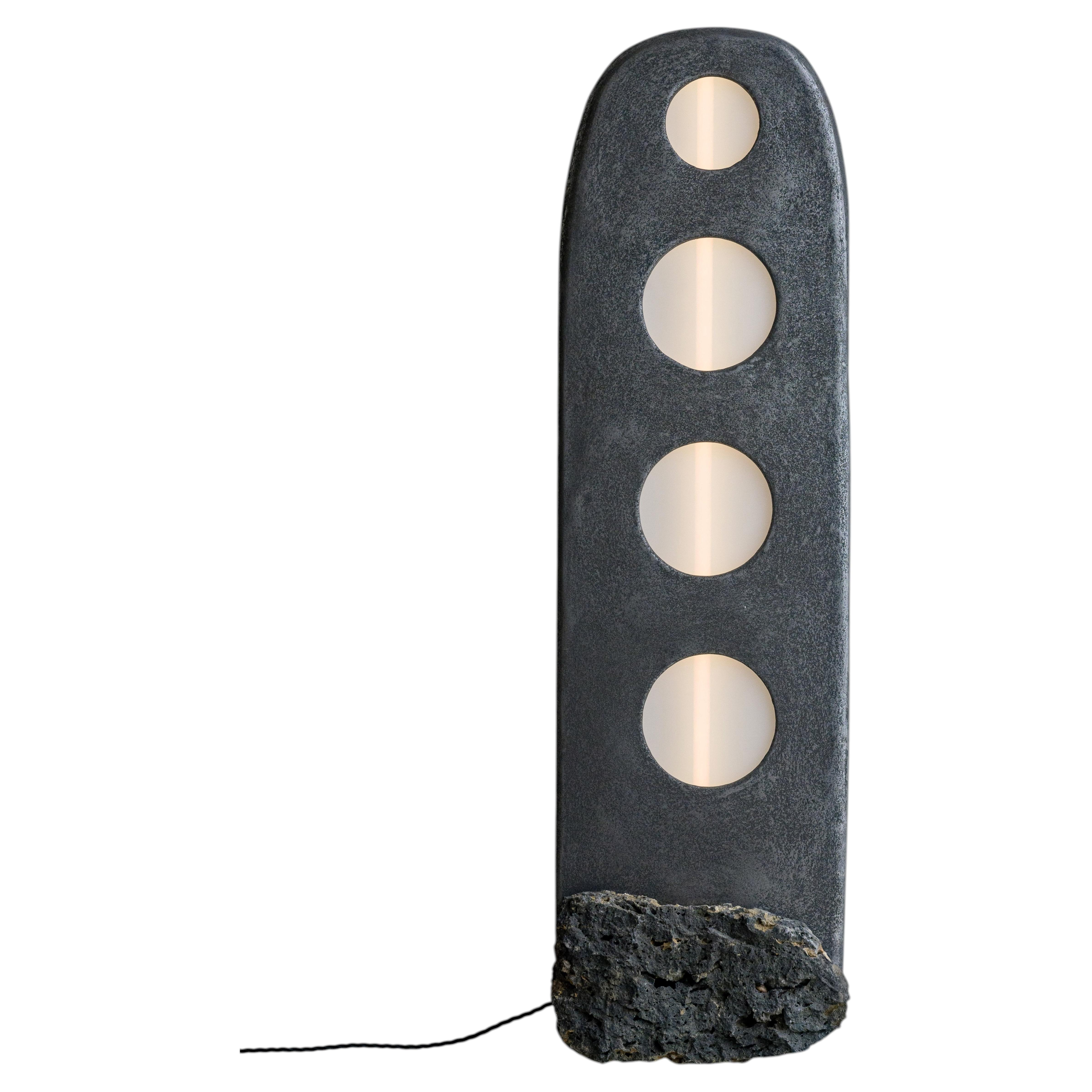 Farol Light - Sculptural Handcrafted Floor Lamp by Lime& Co Studio For Sale