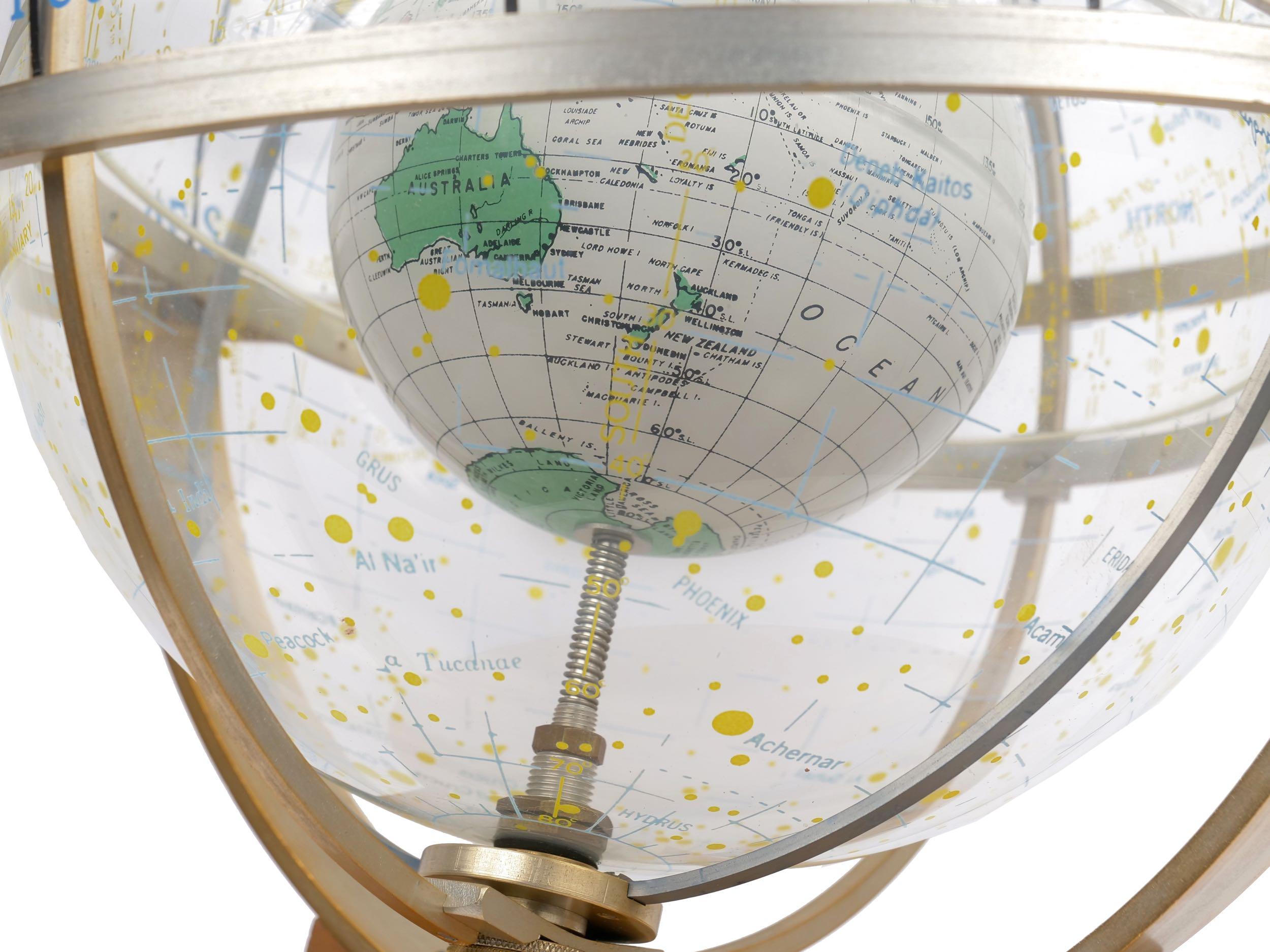 Farquhar Celestial Navigation Armillary Sphere Globe for Dept. of Navy 8