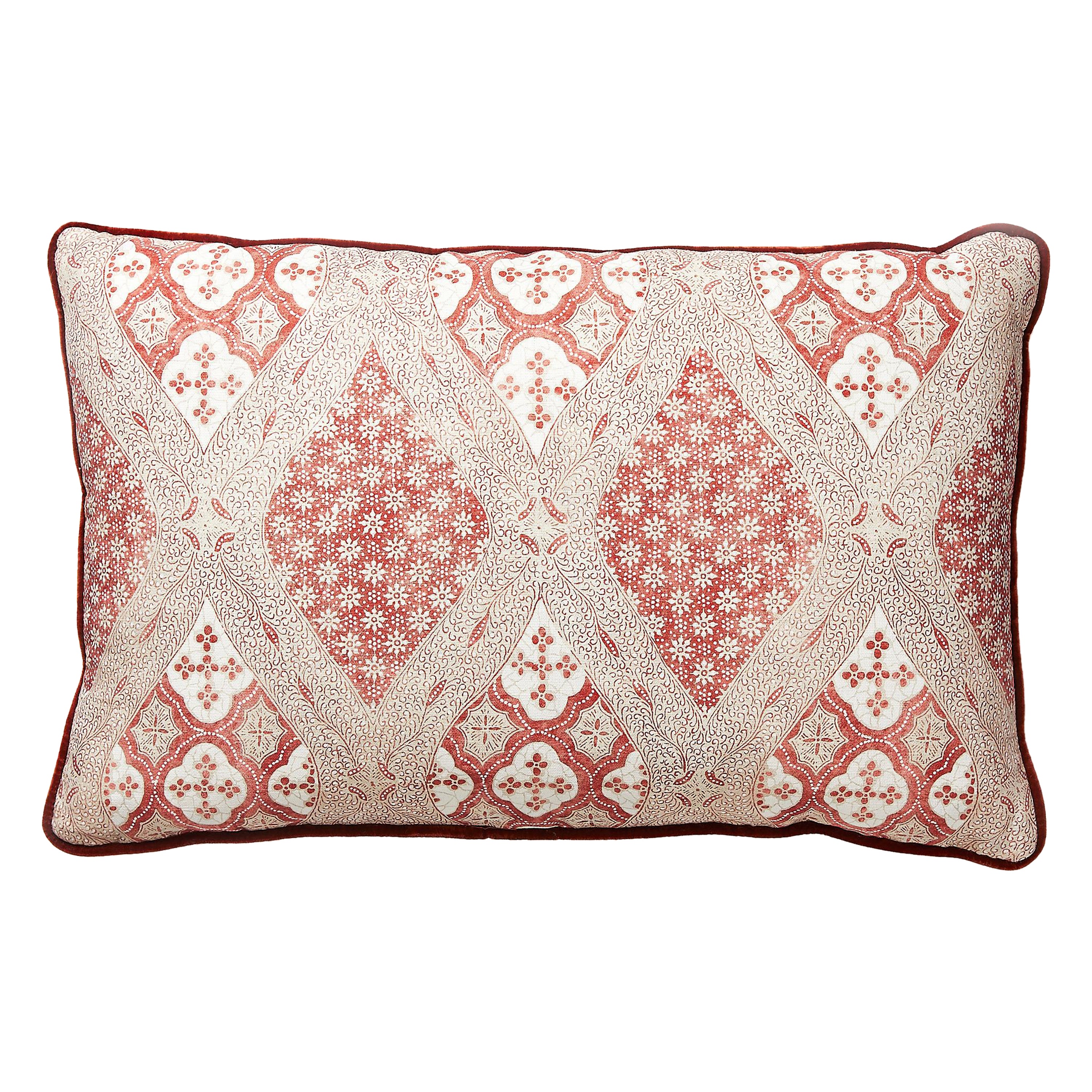 Almohada lumbar estampada Farrah