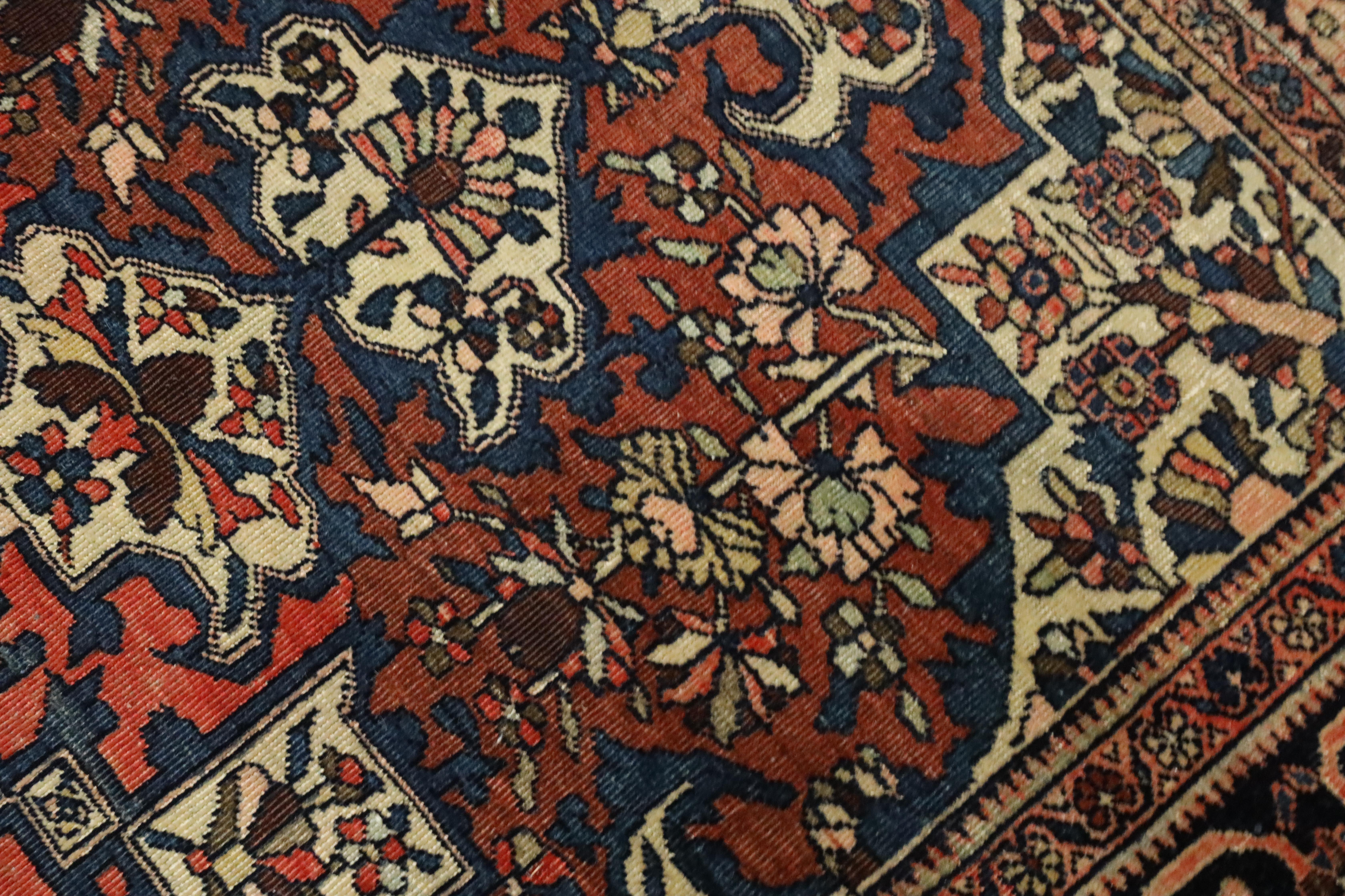 Tapis ancien Farrahan-Saruk - 3'3