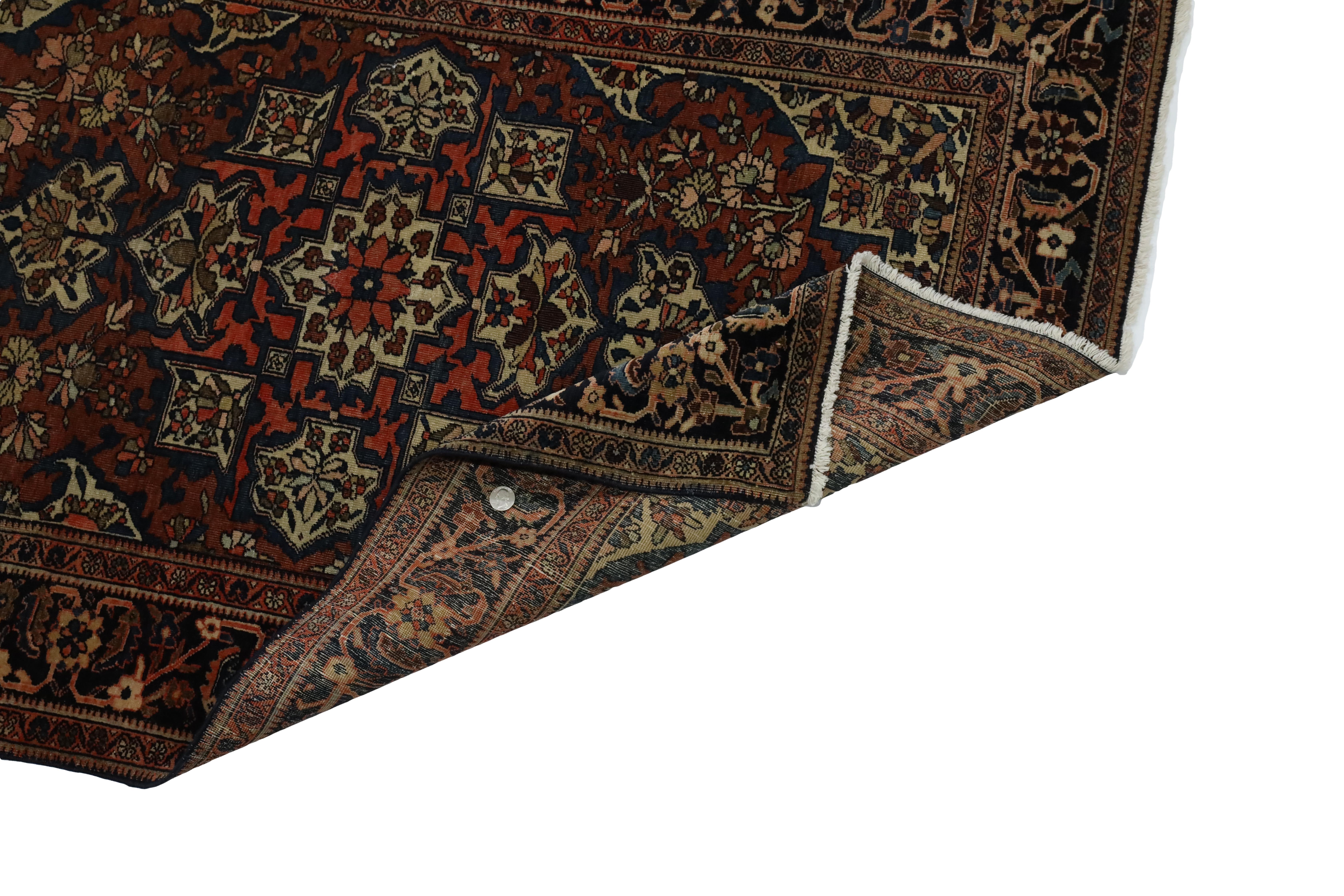 Tapis ancien Farrahan-Saruk - 3'3
