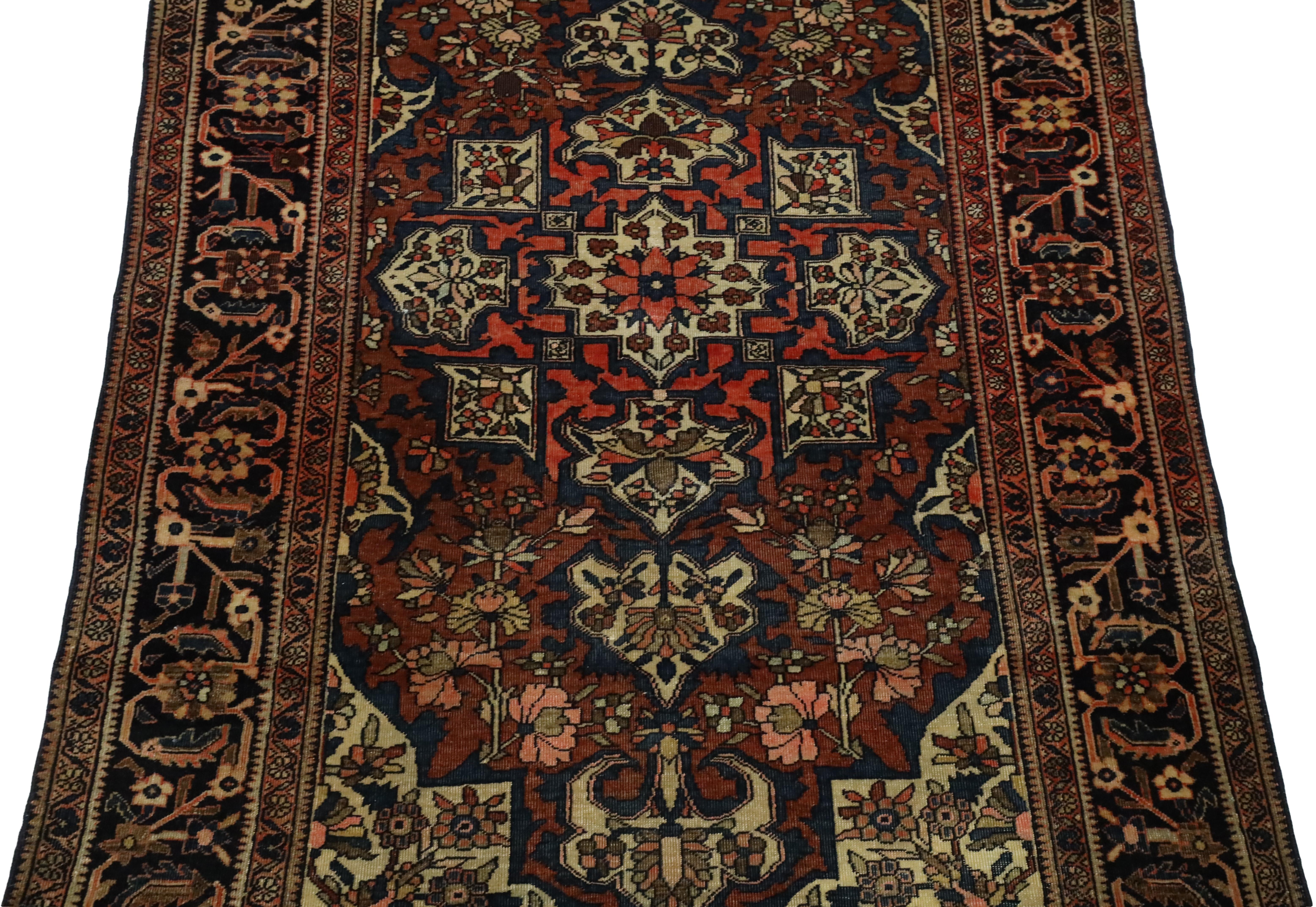 Noué à la main Tapis ancien Farrahan-Saruk - 3'3
