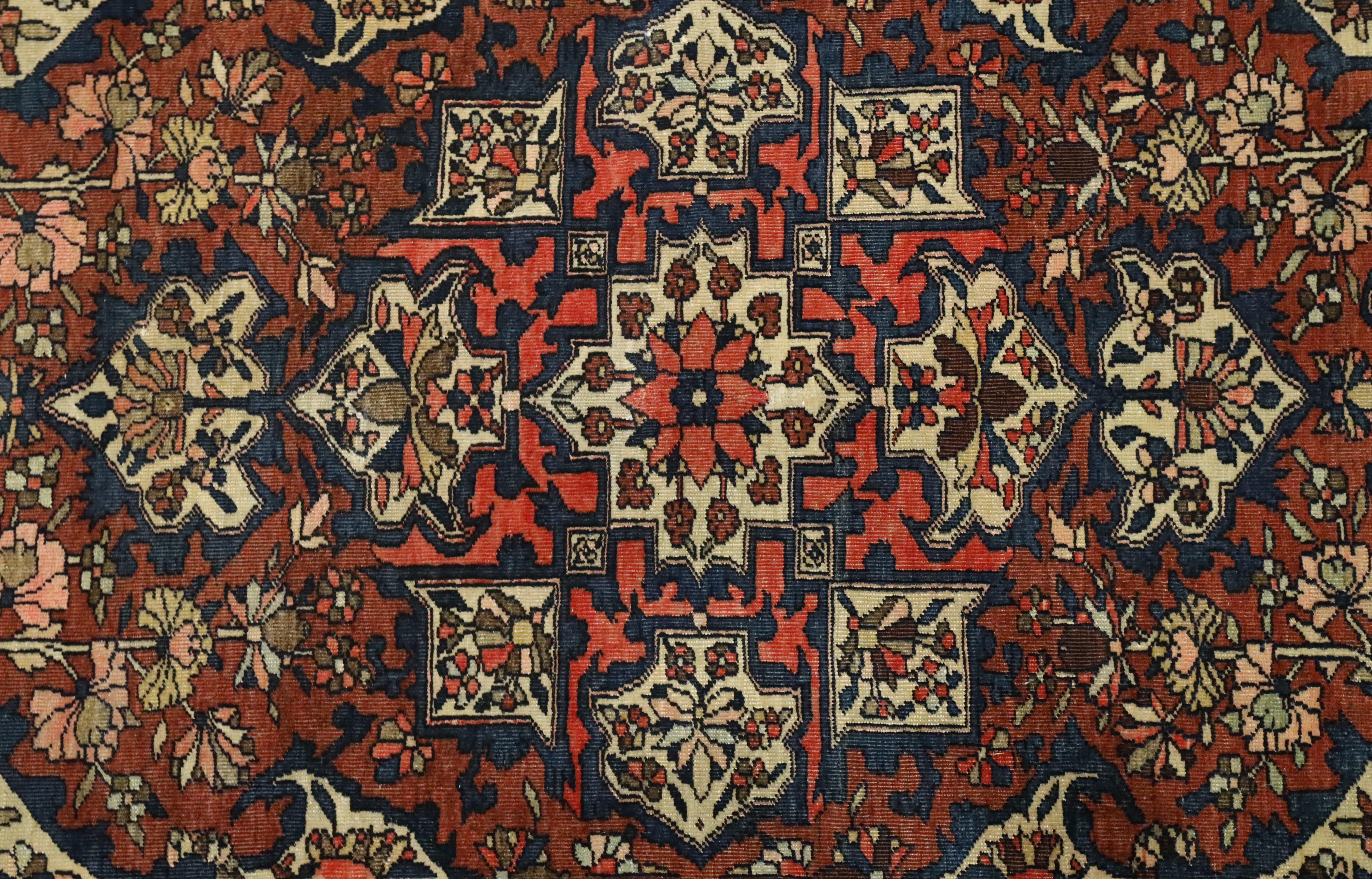 Tapis ancien Farrahan-Saruk - 3'3