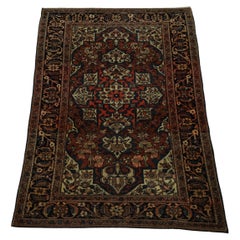 Farrahan-Saruk Antique Rug - 3'3" x 4'9"