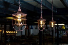 Farringdon Cage Light Fitting Range, 20th Century