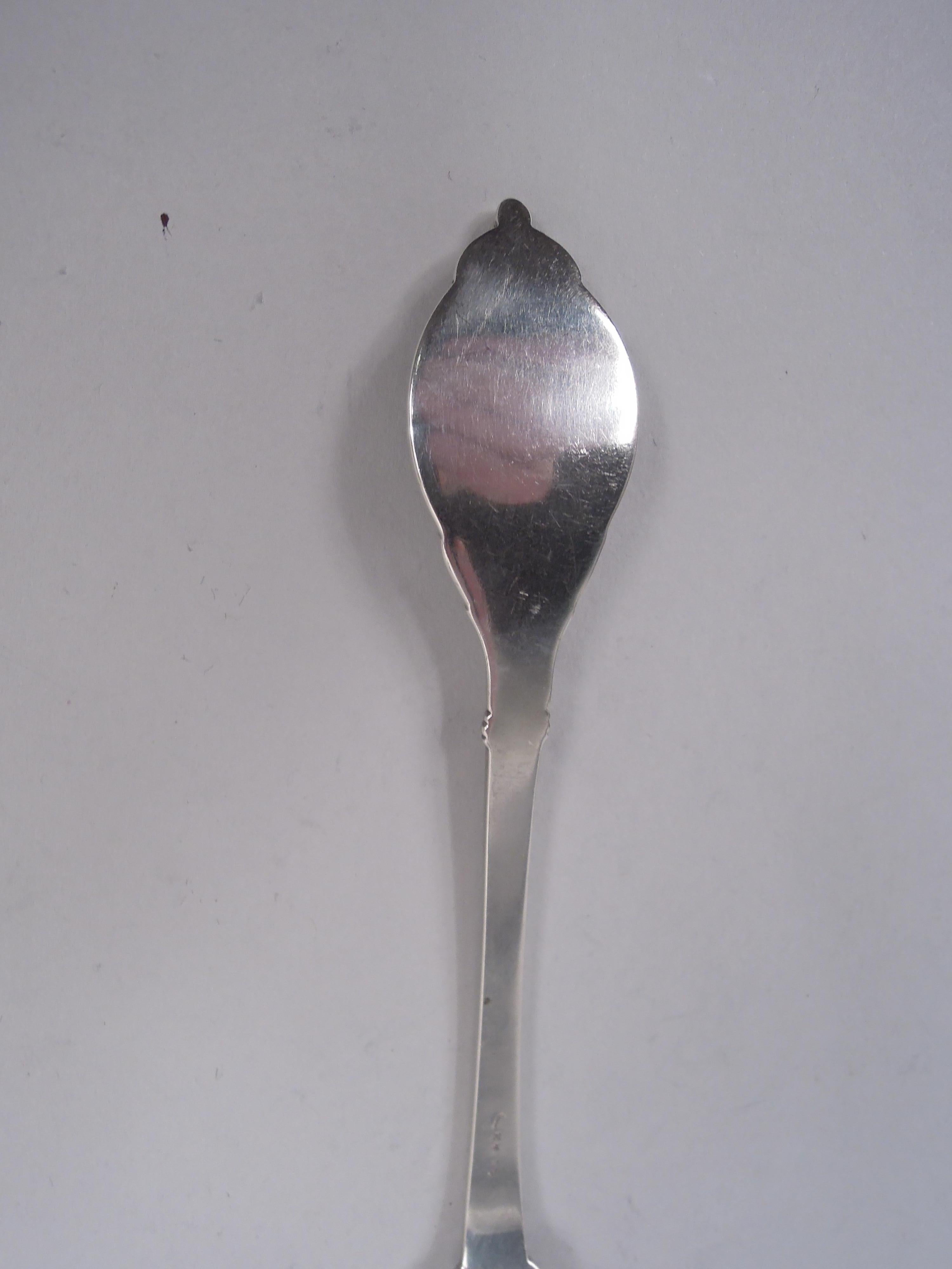 Farrington & Hunnewell Medallion Boston Coin Silver Fish Serving Pair For Sale 5