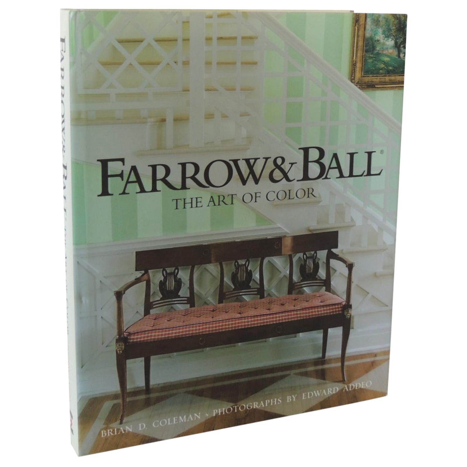 Farrow & Ball the Art of Color Vintage Hard-Cover Decorative Coffee Table Book