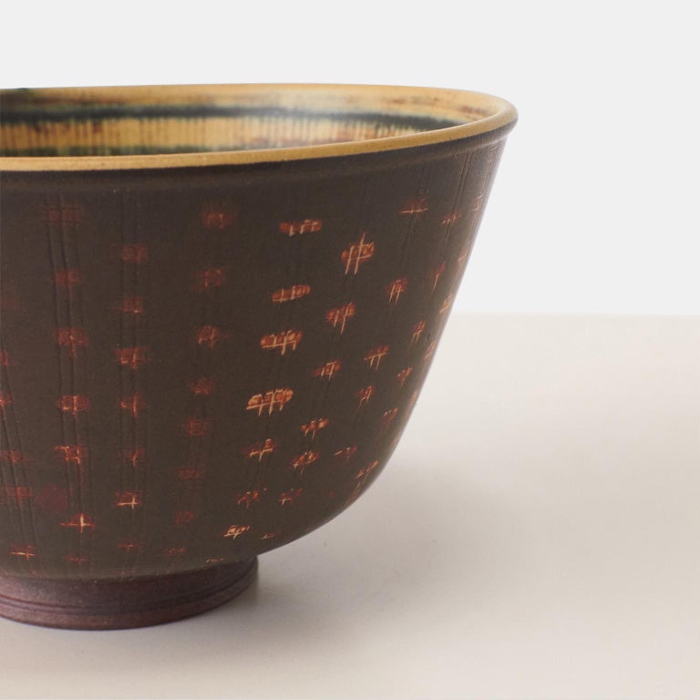 Modern Farsta Bowl by Wilhelm Kåge For Sale