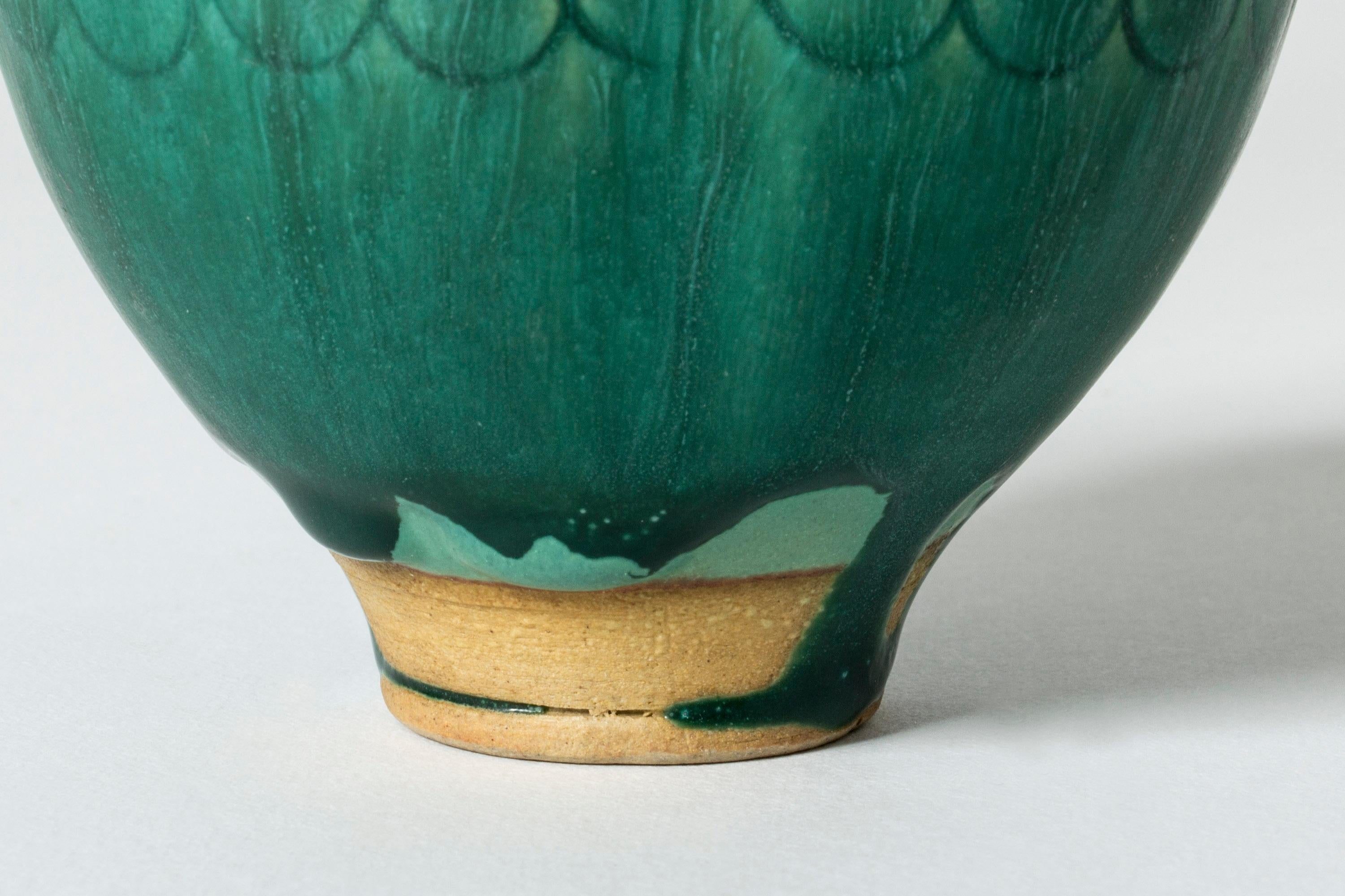 Stoneware “Farsta” Vase by Wilhelm Kåge For Sale