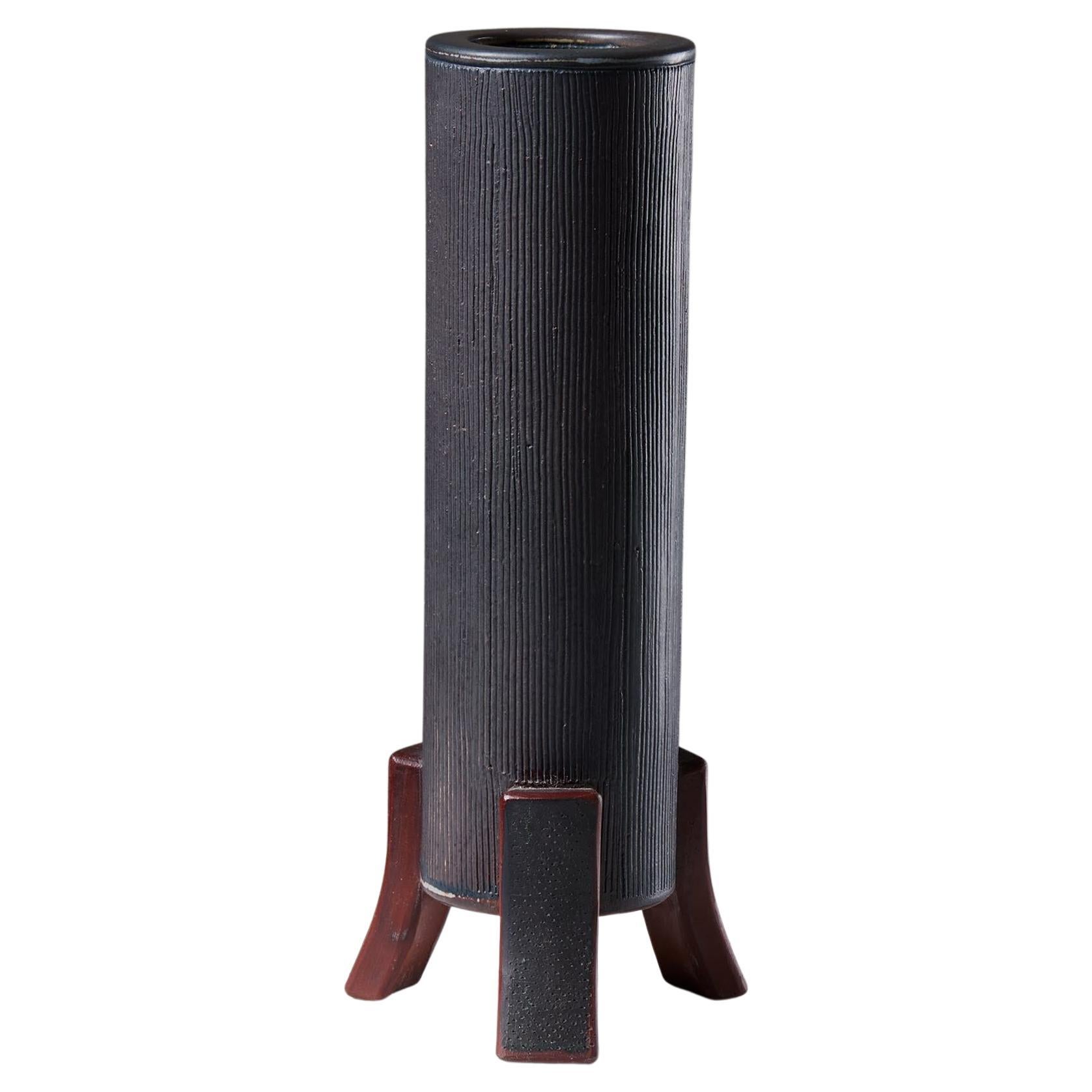 Vase "Farsta" am designs de Wilhelm Kåge pour Gustavsberg Suède, 1957